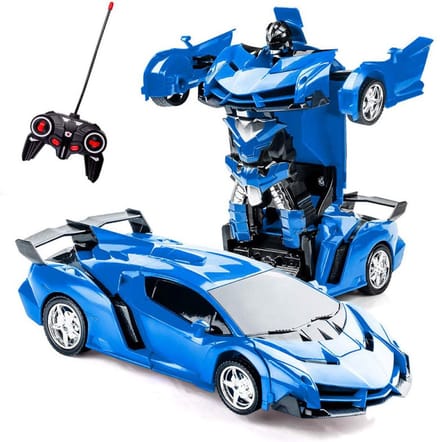 Op Afstand Bestuurbare Robotauto - Blauw | Speelgoed voor Kinderen