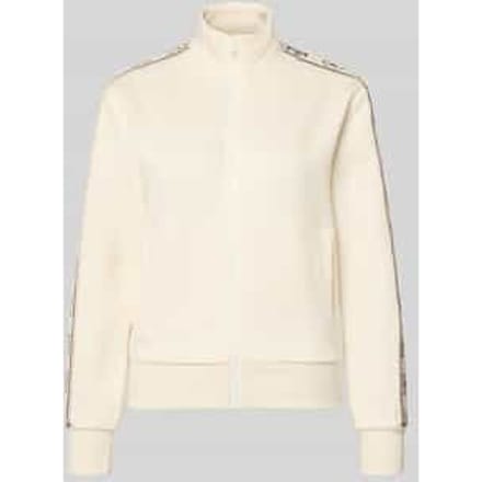 Sweatjack met opstaande kraag en steekzakken Model 'BRITNEY'