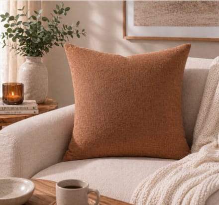 Timeless Linen Collection Kussenhoes - Bruin - 45x45 cm