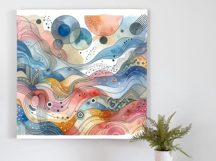 Kunstprint | Wanddecoratie | Dibond | 100 × 100 cm