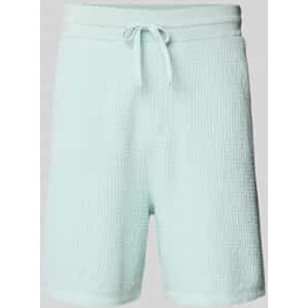 Regular fit sweatshorts met structuurmotief, model 'Amoffle'
