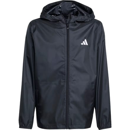 Adidas Rain Jacket Jassen Kinder - Zwart - Maat 159 - 164 CM - Poly Mesh