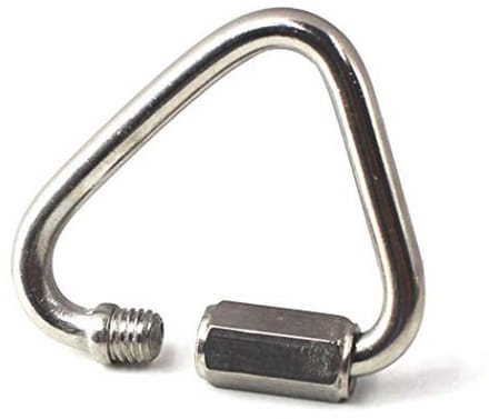 Driehoek Quicklink Chain Connector 304 Roestvrij Staal - Pack van 2