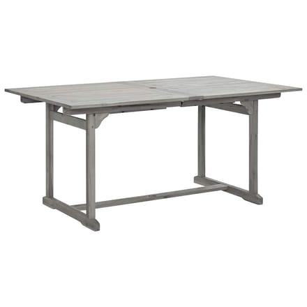 vidaXL - Tuintafel - (160-240)x100x75 - cm - massief - acaciahout