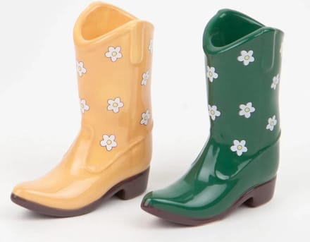 DOIY - Peper en Zout Set Rodeo Cowboy Boot - keramiek