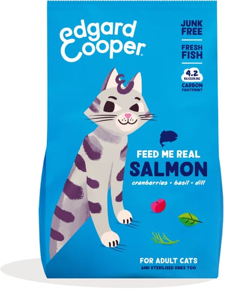 Edgard & Cooper Cat Adult Salmon 325 gram - Kat