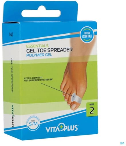 Vitaplus Gel teenspreider breed maat S/M