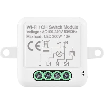 4CH WIFI-schakelmodule Mini Smart Module met spraakbesturing Mobiele telefoon APP-besturing Timingfunctie 1CH WIFI Switch Module