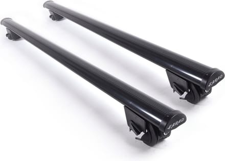 Dakdragers geschikt voor Kia EV9 vanaf 2023 open dakrailing - Staal breed - 75kg Laadvermogen - Merk Farad