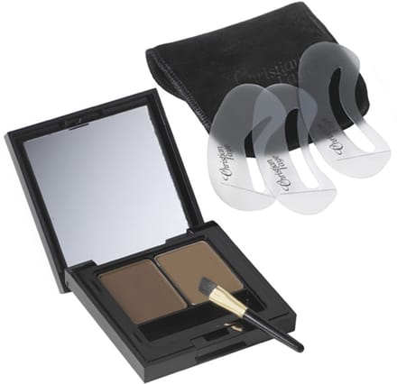 Christian Faye Wenkbrauwpoeder Duo Kit dark brown 3gr