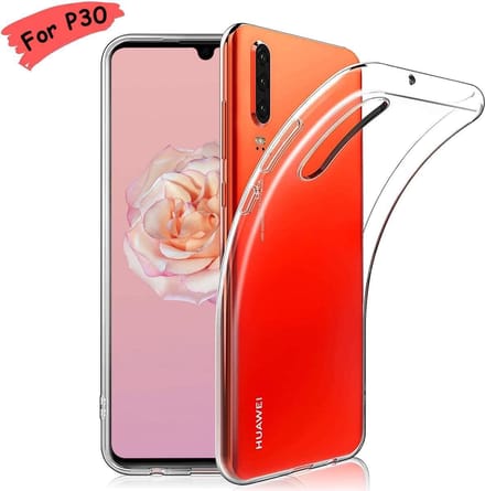 Hoesje Geschikt voor: Huawei P30 - Silicone - Transparant