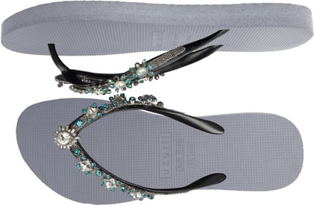 Uzurii | Teenslippers | Dames | Zilver | Maat 41/42