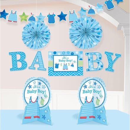 Amscan Babyshower Decoratiepakket 'it's A Boy' 10-delig