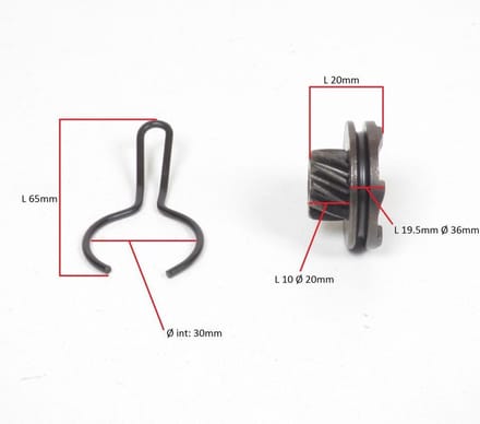 Rocher de kick Teknix voor scooter Keeway 50 Hurricane Neuf