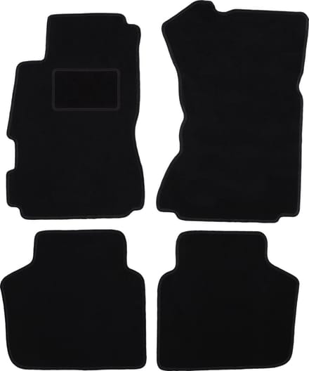 Zwarte veloursmatten voor: Honda Legend II sedan (1991-1996)
