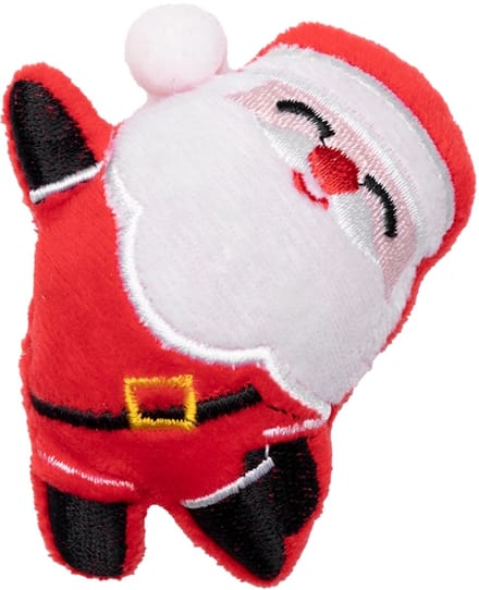 Kerstman met Catnip - 6 x 8,5 cm - UniQ PETS - Kattenspeeltje