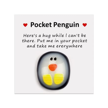 Dailygoods - Pocket Pinguïn knuffelaandenken - Schattig