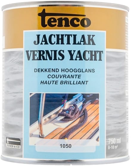 Tenco Houtlak Bootlak - Hoogglans - Rijnwit - 0,75l