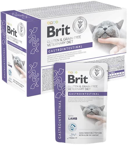 Brit Veterinary Diet Cat - Grain free - Gastrointestinal - Pouch 12 x 85 g
