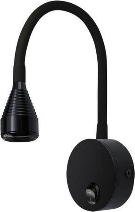 STRÜHM POLA Wandlamp - LED - 3,5W - 4000K - Flex - 1 Lichtpunt - Zwart