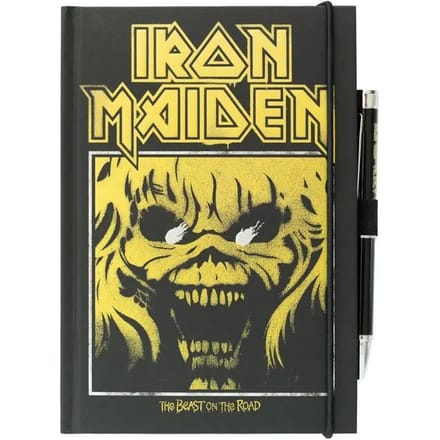 Iron Maiden The Beast On The Road Unisex Notebook - zwart - Standard