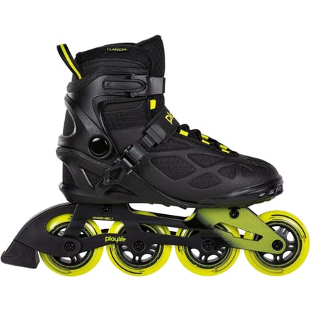 Playlife Inline Skates Lancer 84 Polypropyleen 82a Zwart/geel Mt 46