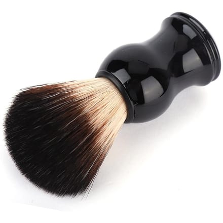 Draagbare Heren Zachte Borstel Haar Delicate Handgreep Baard Scheerkwast Kapsalon Gereedschap #03 gray