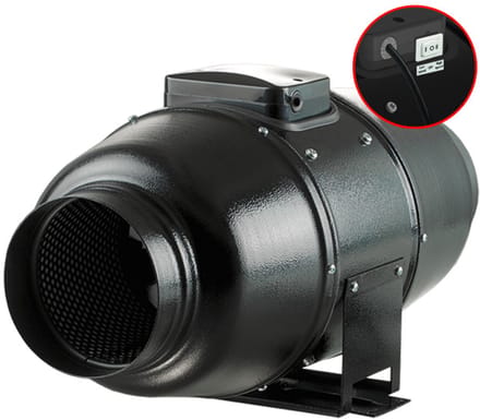 Vents TT Silent buisventilator 160 mm – Met 2-standen schakelaar – Geïsoleerd – 555 m³/h