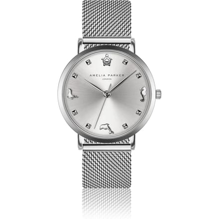 Dameshorloge Amelia Parker Charm Mesh