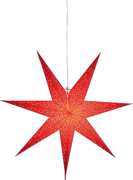 Czerwona dekoracja świetlna Star Trading Dot Red, ⌀ 70 cm