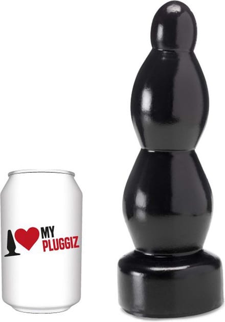 Gangbangster - Towy - Buttplug - 22 x 7,7 cm - PVC - Zwart