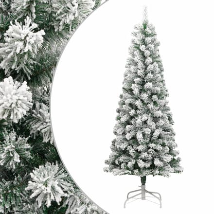 vidaXL - Kunstkerstboom - met - scharnieren - en - sneeuw - 240 - cm