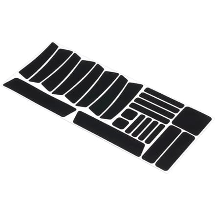 BBB Cycling MultiVis - Reflecterende Stickers Fiets - Voor Gebruik op Frame en Velgen - Framebescherming en Extra Zichtbaarheid - BBP-71