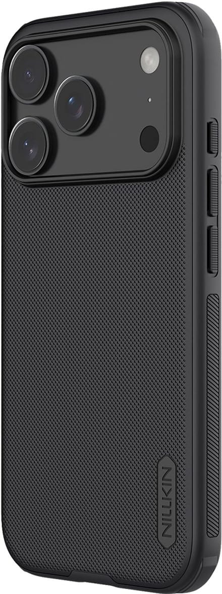 Nillkin Super Frosted Shield Pro Magnetic Case for iPhone 17 Pro Max - Black (Compatible with MagSafe)