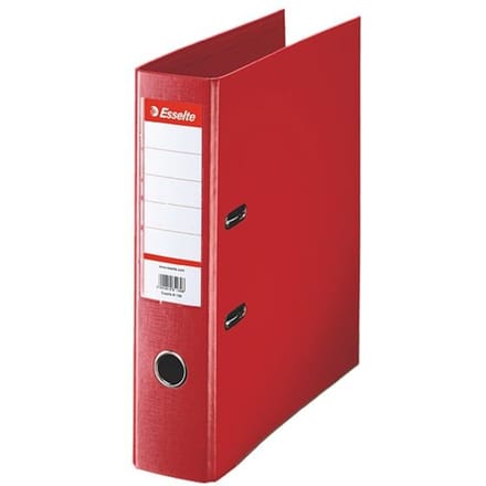 Esselte Ordner Power Nr. 1 - PP - A4 - rugbreedte 75 mm - verwisselbaar rugetiket - rood