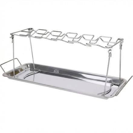 Dailygoods- Kippenvleugelhouder voor 12 stuks - Inklapbaar Frame