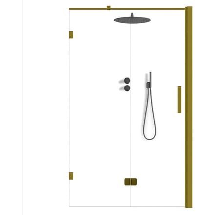 Vtw Living stijlvolle nisdeur deur rechts 100200 cm nano coating