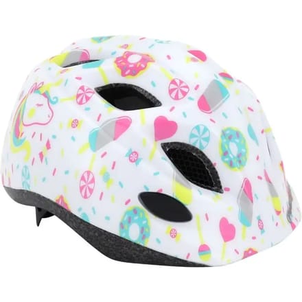 Polisport Kinder Fietshelm Lollipop - 48/52 CM - Wit Mat