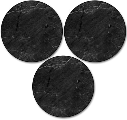 Papillon Pannenonderzetter - 3 stuks - Ø22cm - Marmer