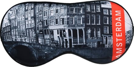 Robin Ruth - Slaapmasker unisex - Amsterdam huisjes