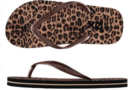 XQ Footwear - Slippers - Panterprint - Multi Color - Maat 29/30