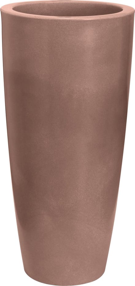 Bloempot Rond Talos Gloss 33cm TOBACCO Nicoli