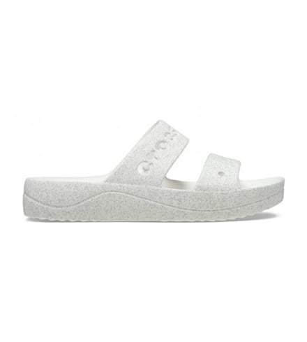 Crocs Baya Platform Glitter Sandal Wit Maat 38/39 US W8