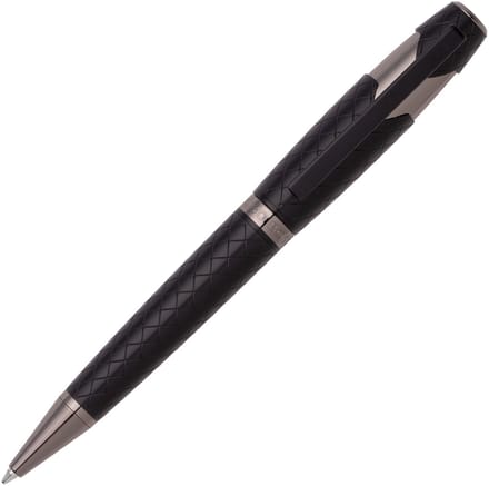 Hugo Boss - HSS2524A - Balpen - zwart/groen - Chevron
