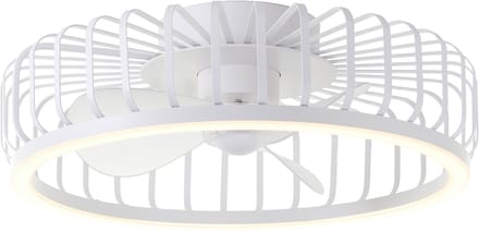 Brilliant Capo - Plafondventilator - Met verlichting - Ø 48 cm - LED 36W - CCT - 2700K-6500K - Dimbaar - Wit - Zeer stil