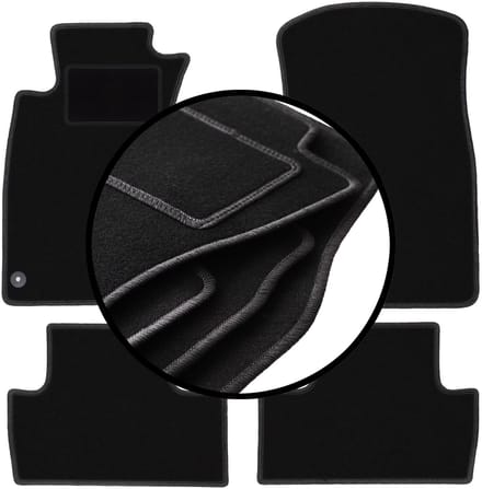 Complete set veloursmatten voor: Lexus IS II 4WD sedan (2005-2013)