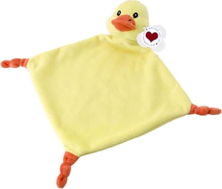 Knuffeldoekje Geel Eendje - Pluche Tutdoekje