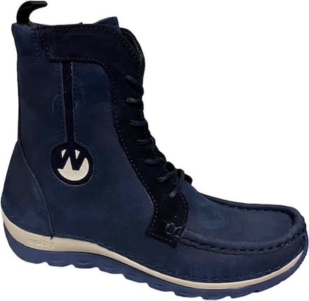 Wolky 0490010 820 Ocean Timber Denim-veterboot wolky-veterschoen MT 38