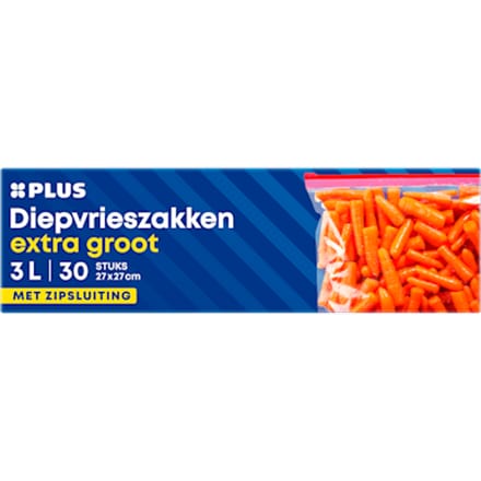 Diepvrieszakken hersluitbaar 3L