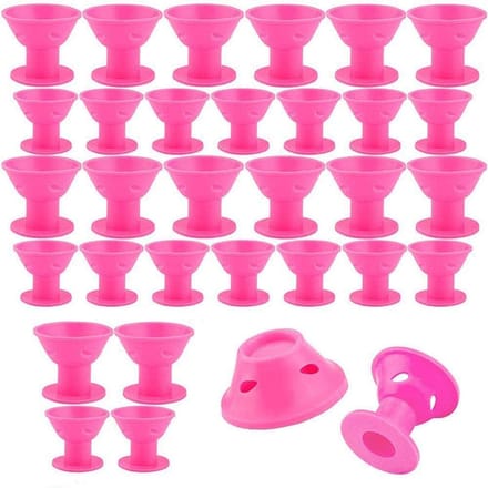 Dailygoods - Krulspelden voor Grote Krullen - Magic Curler Set zonder Hitte